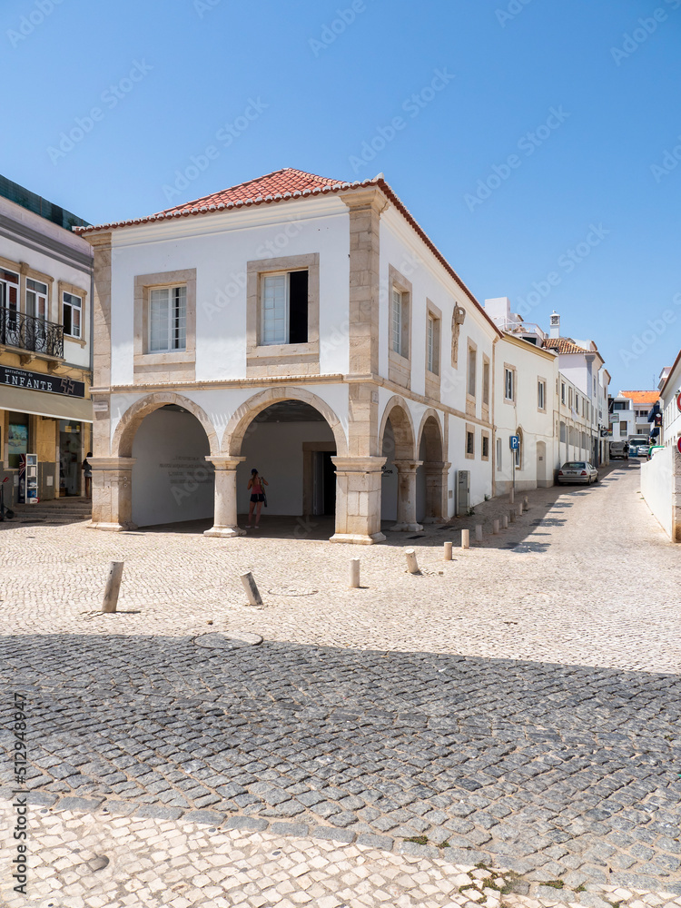 Altstadt am Platz der Republik, Lagos, Algarve, Portugal