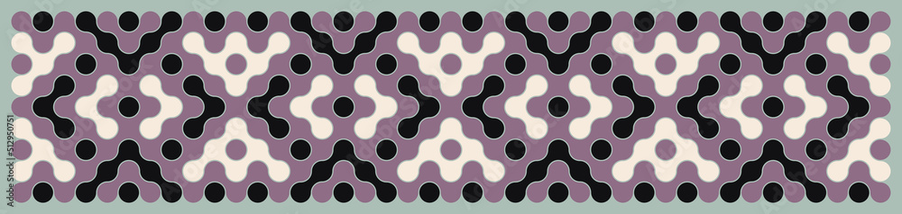 Multicolor truchet tiling connections illustration Multicolor truchet tiling connections illustration