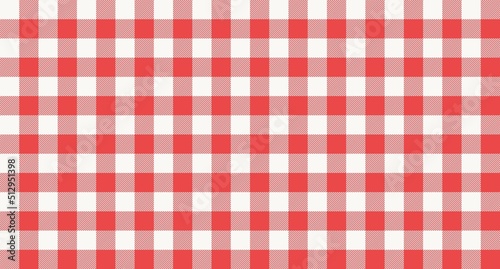 Red white plaid vector texture