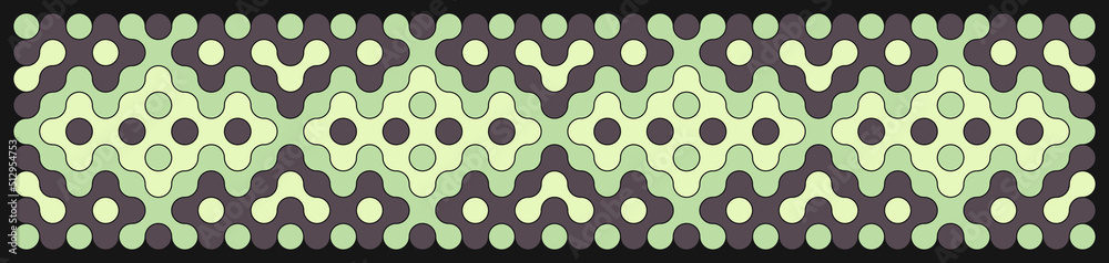 Multicolor truchet tiling connections illustration Multicolor truchet tiling connections illustration