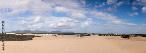 Panorama of the sand dunes of Wilsons Promontory National Park, Victoria, Australia