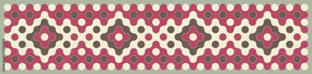 Multicolor truchet tiling connections illustration Multicolor truchet tiling connections illustration