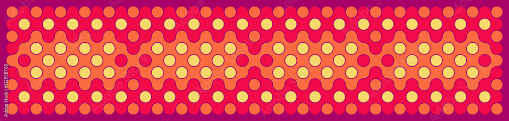 Multicolor truchet tiling connections illustration Multicolor truchet tiling connections illustration
