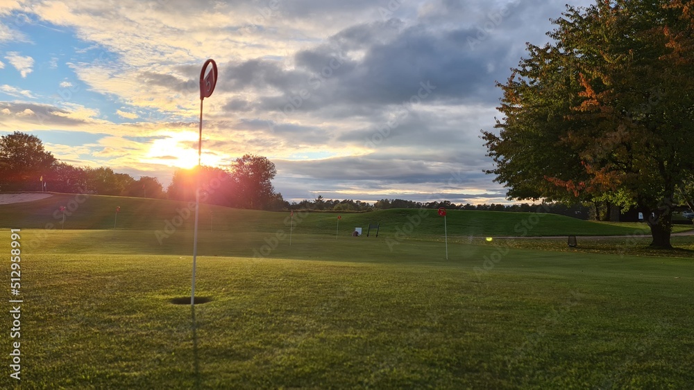 Obraz premium Golfplatz - Herbst