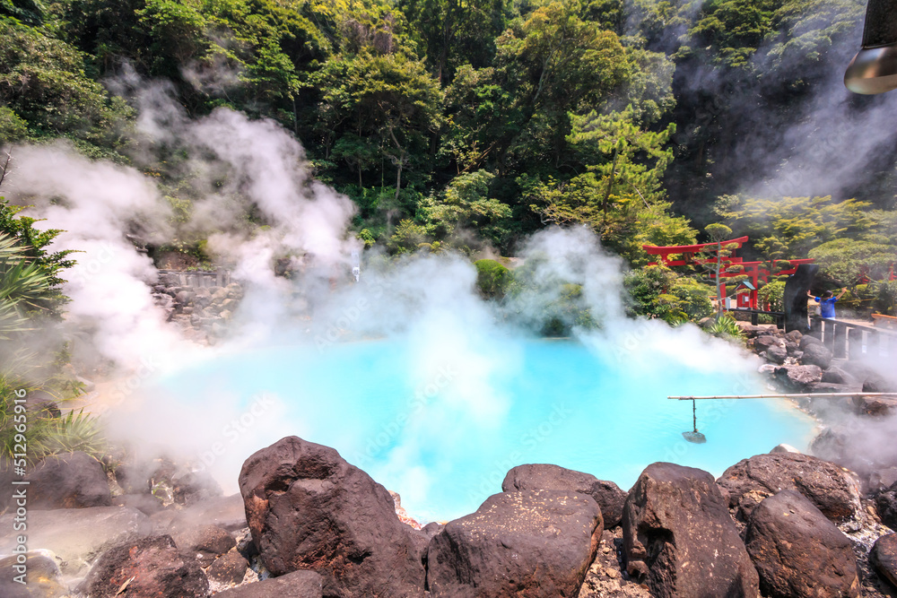 Obraz premium 海地獄 大分県別府温泉
