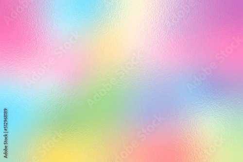 Pastel colorful iridescent hologram foil paper texture vector for web design