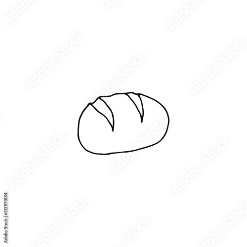 illustration of a bread
