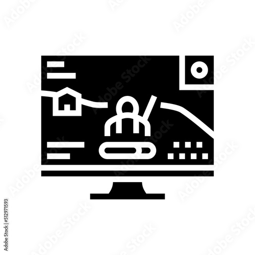 battle royale video game glyph icon vector. battle royale video game sign. isolated symbol illustration
