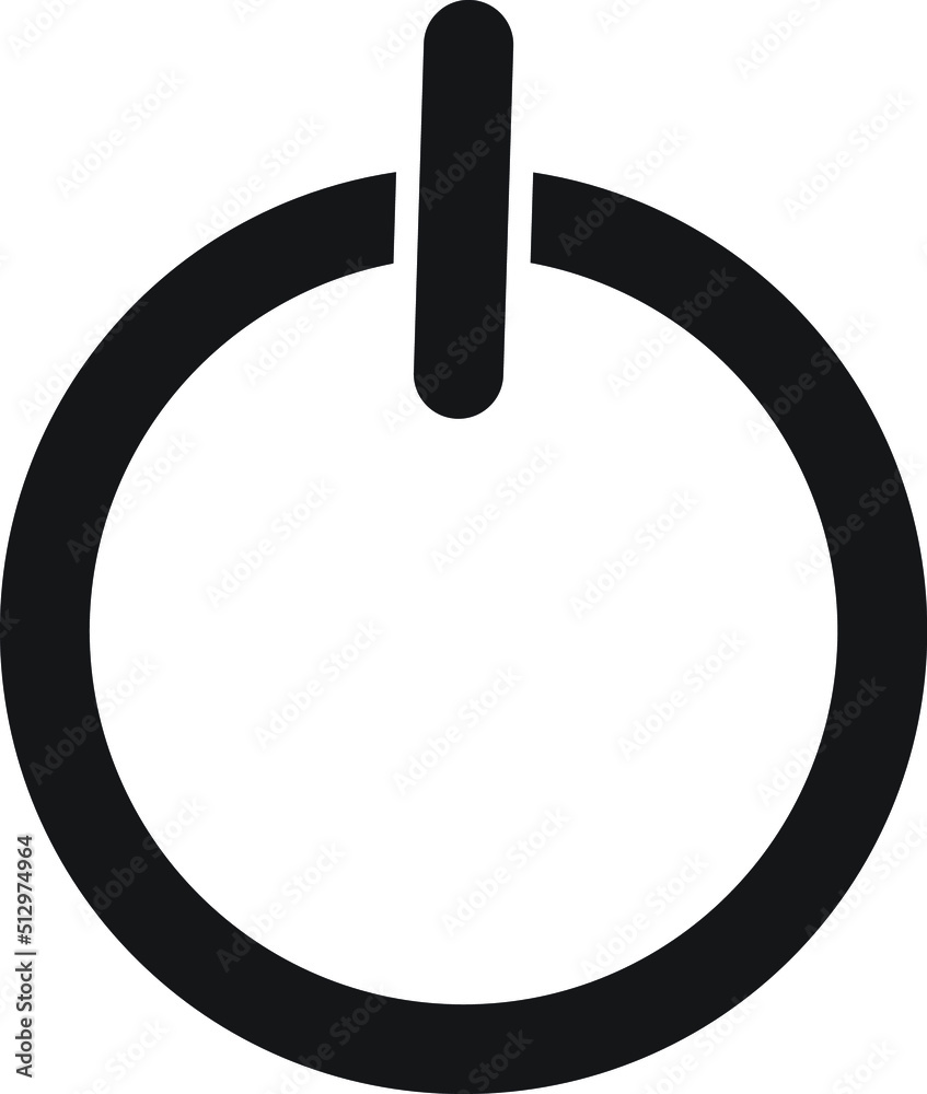 Power button icon, simple vector perfect illustration . On Off switch Power button icon, simple vector perfect illustration . On Off switch