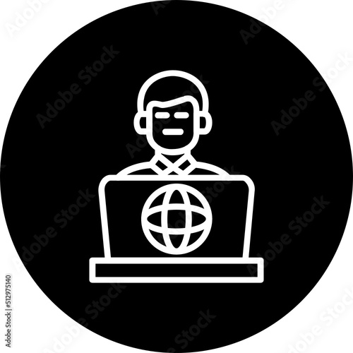 Internet Addiction Icon