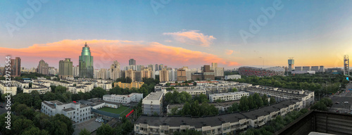Beijing panorama city view