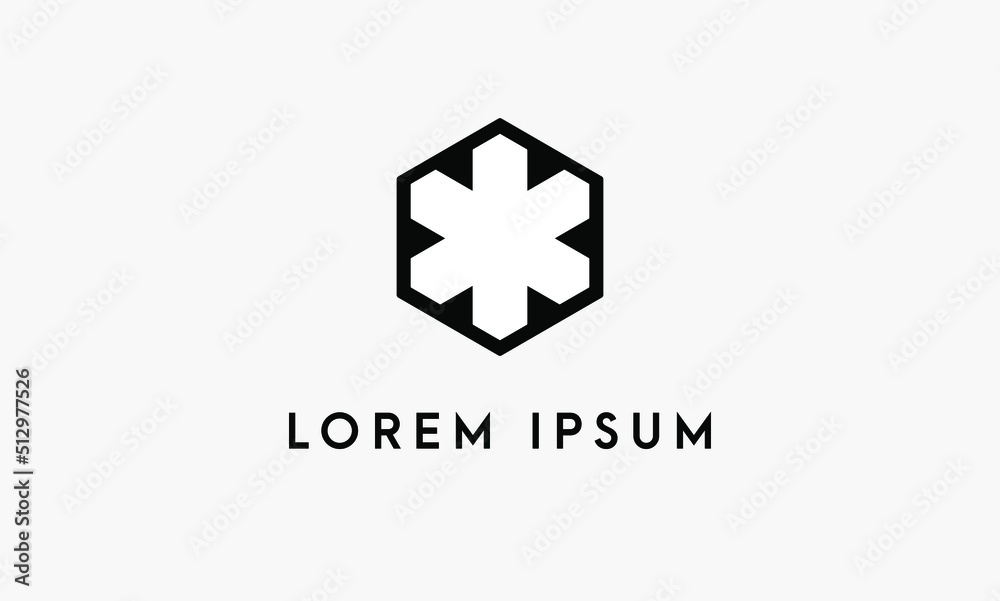 Geometrical abstract logos Icon design