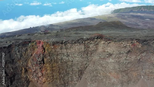 Piton de la Fournaise, Reunion, Reunion Island, High quality 4k footage photo