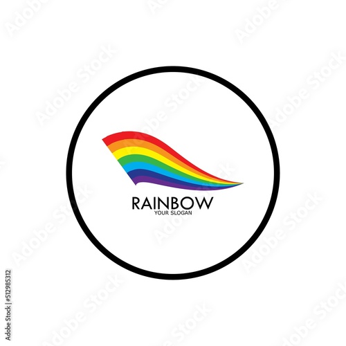 Free Download Rainbow vector icon illustration - GFXLoad