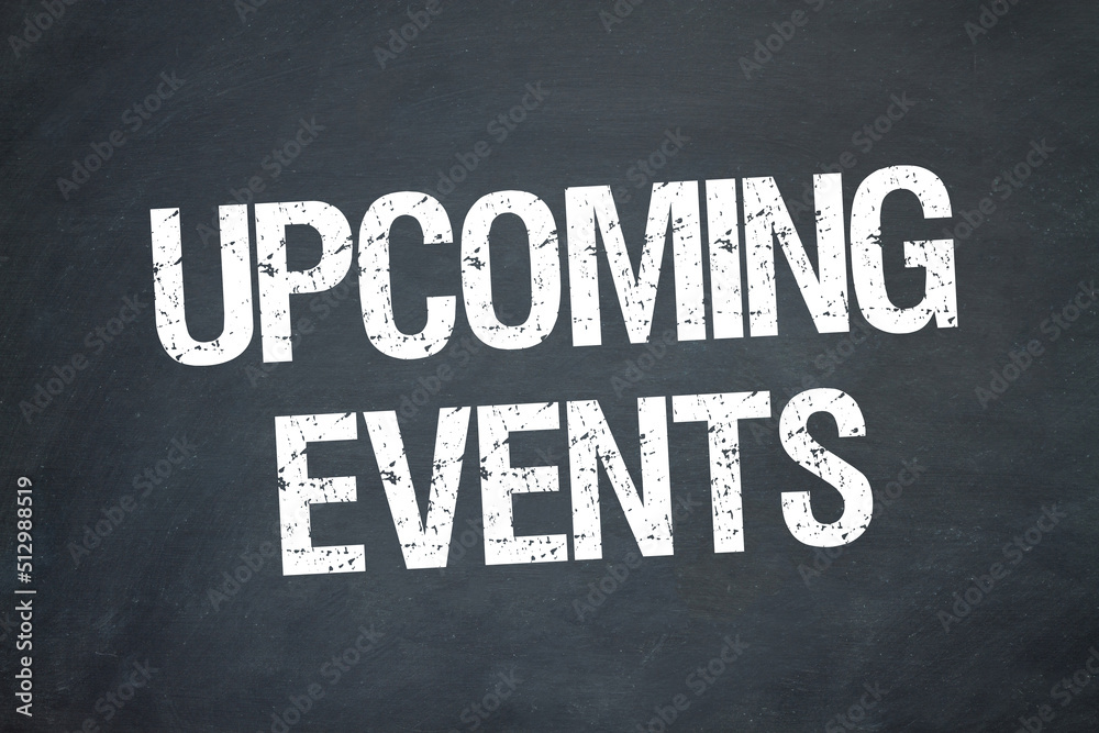 Fototapeta premium Upcoming Events