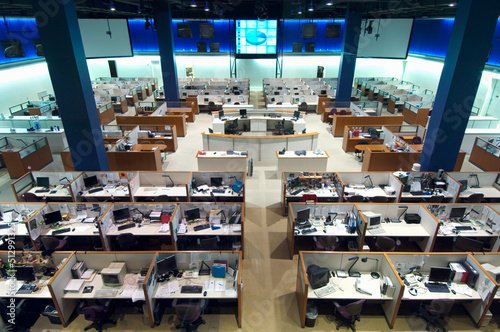 Large open space office