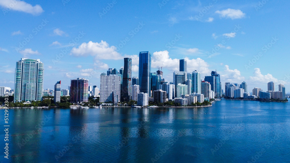 Downtown of Miami city