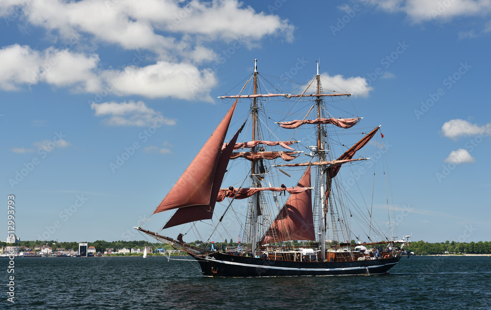 Windjammer bei der Kieler Woche 