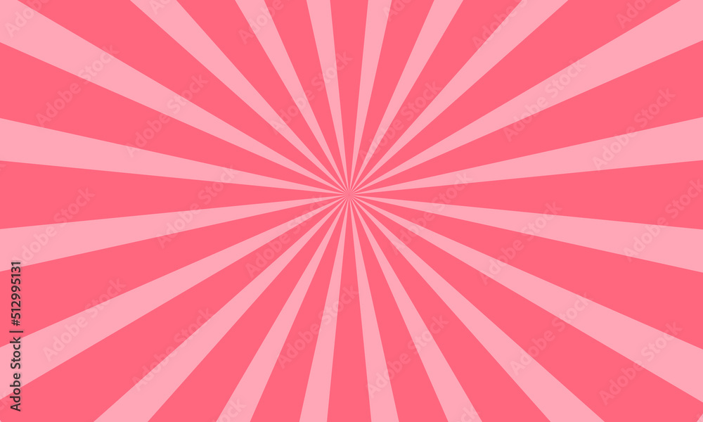 Starburst abstract pink background