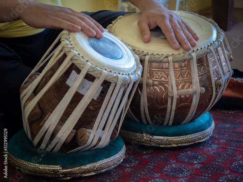 Tabla being played