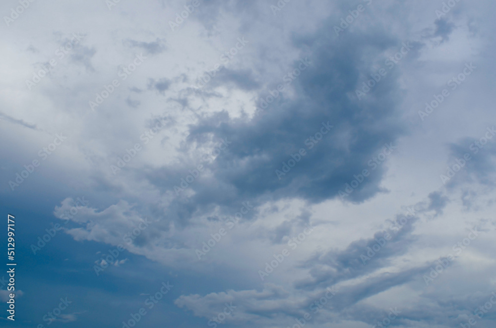 blue sky with clouds