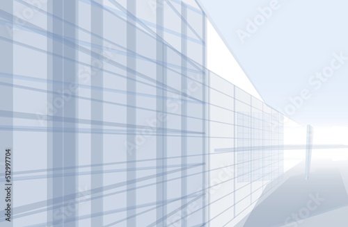 Abstract architecture 3d background  