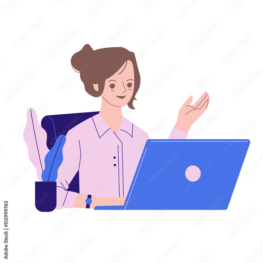 Confident women flat vector illustrations. Presentation woman, business lady and successful office worker. Girl hiring. Young people cartoon characters. Confident women flat vector illustrations. Presentation woman, business lady and successful office worker. Girl hiring. Young people cartoon characters.