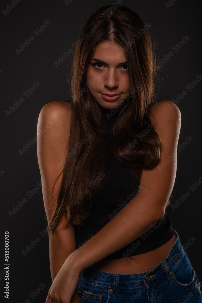 Portrait of seductive girl Portrait of seductive girl
