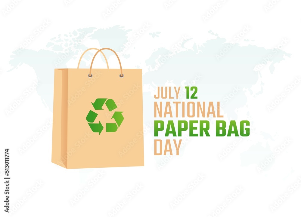 vector graphic of national paper bag day good for national paper bag ...