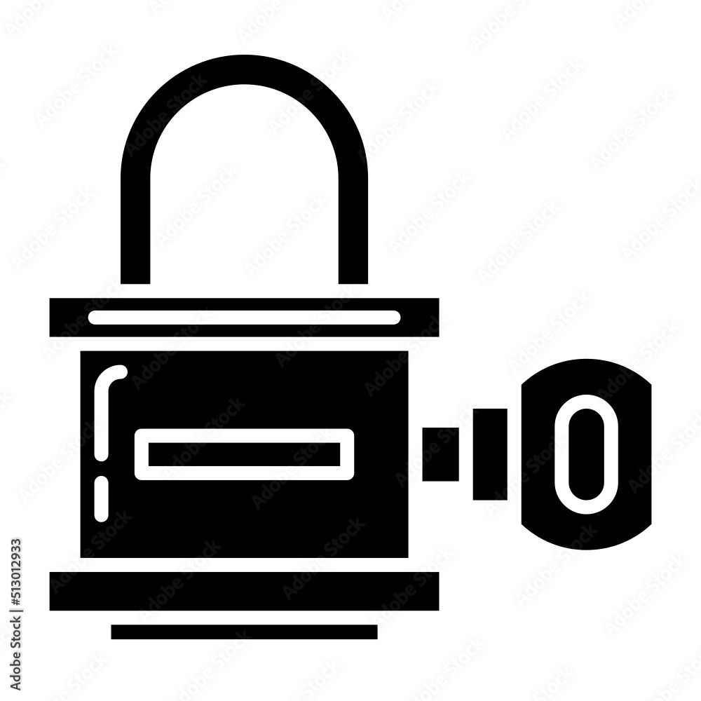 luxury padlock icon on transparent background luxury padlock icon on transparent background