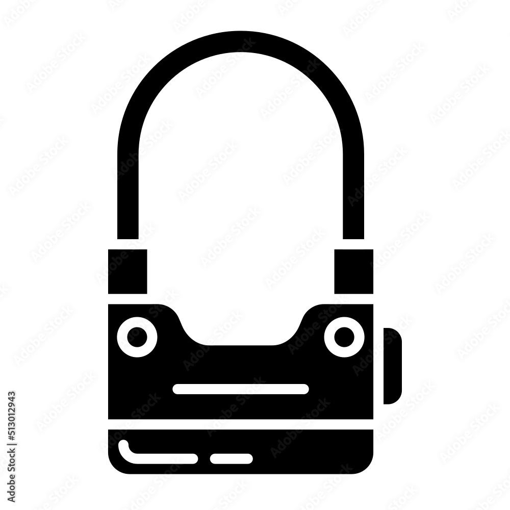 luxury padlock icon on transparent background luxury padlock icon on transparent background