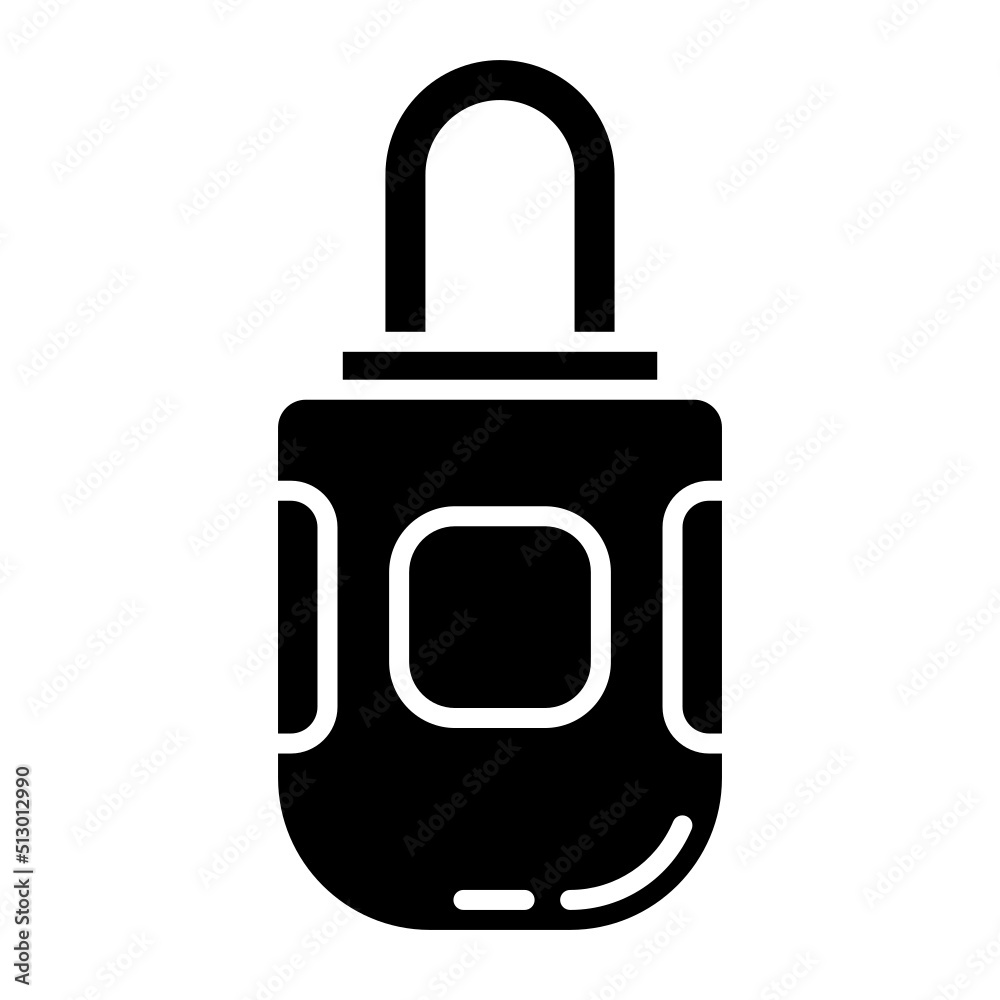 luxury padlock icon on transparent background luxury padlock icon on transparent background