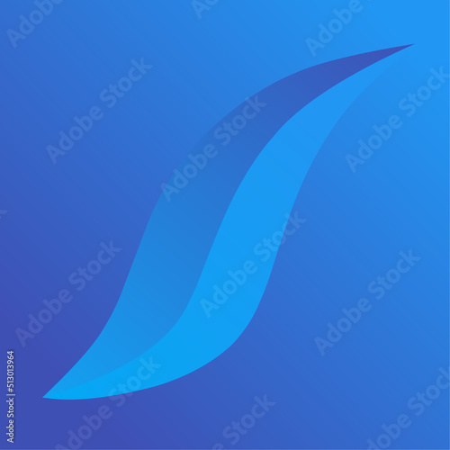 Abstract pattern blue gradient wallpaper background vector