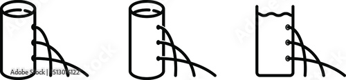 Water pressure icon , vector illustration