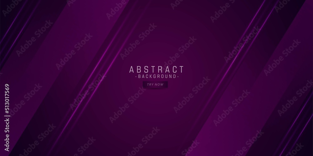 Fototapeta premium Modern minimal geometric shape with dark purple background. Dynamic shapes composition and elements. Cool design in Eps10 vector illustration.