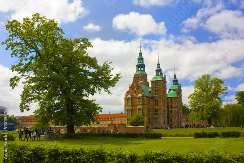 Rosenborg Castle in Copenhagen, Denmark 