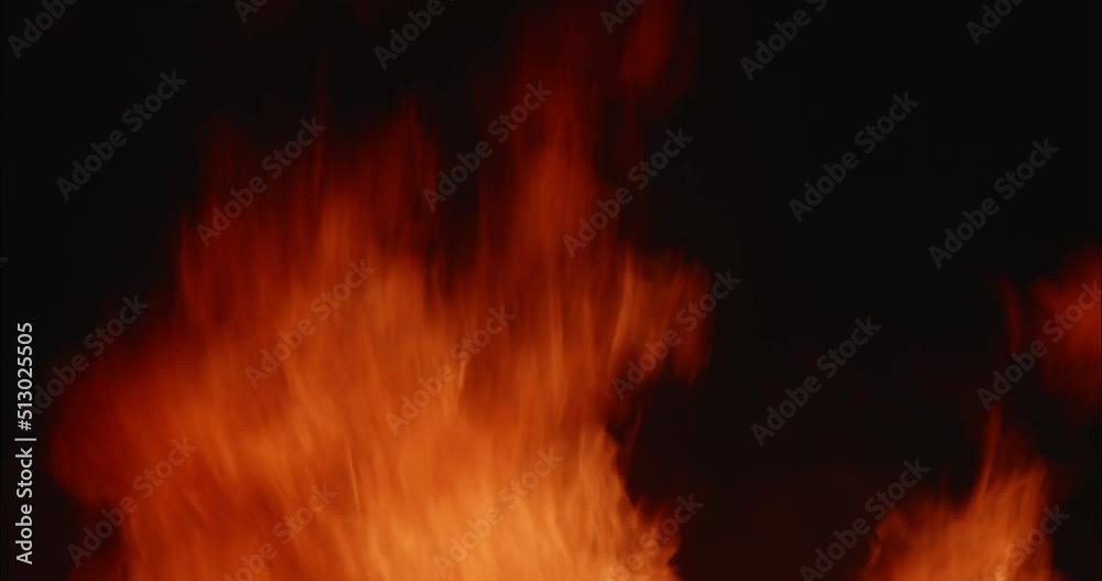 Fire and smoke against a dark background Fire and smoke against a dark background