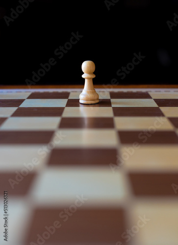 pawn on chess board