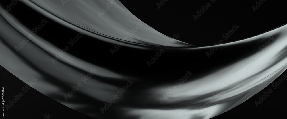 Abstract black wave paper cut design. Background Abstract black wave paper cut design. Background