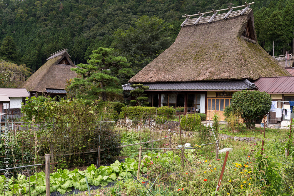 Japanese traditional old house miyama village Japanese traditional old house miyama village