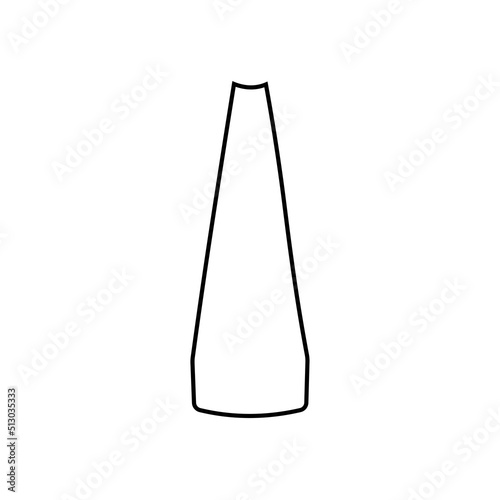Collection of contour drawings of vases in eps 10