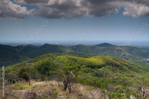 Rainforest landscape near Trinidad and Santa Clara, Cuba