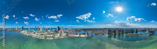 Miami aerial  - Sunny Isles Beach