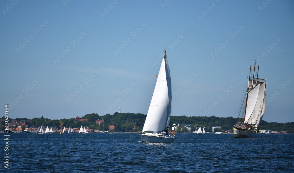 Segelschiffe auf der Kieler Woche 