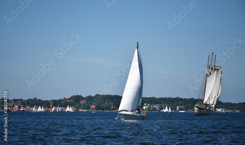Fotografia Segelschiffe auf der Kieler Woche