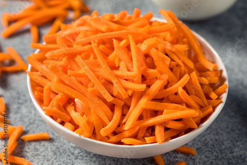 Raw Organic Carrot Shreds