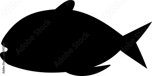 Set of cartoon fishes. Modern flat fishes, Isolated fish. Flat design fish. Vector illustration, fishes. fish collection.  