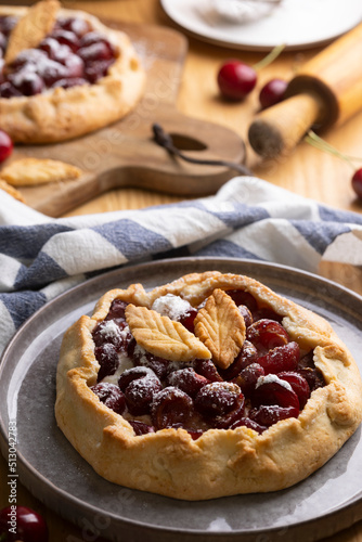galette with cherries © Sergii Mostovyi