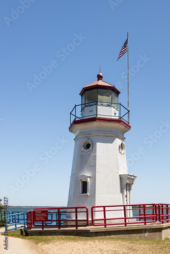 Cheboygan Crib Lighthouse, Michigan, USA photo