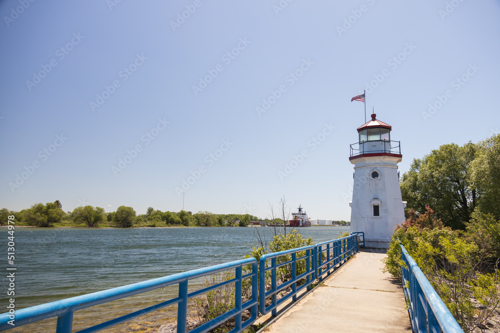 Cheboygan Crib Lighthouse, Michigan, USA